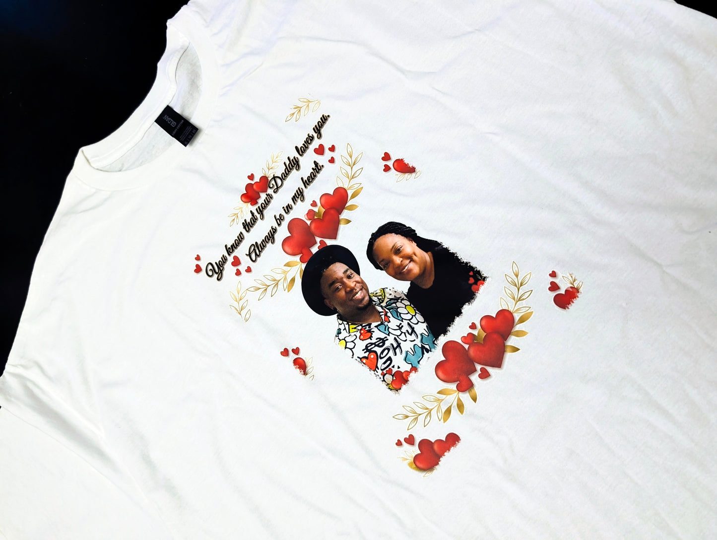 RJM | Customized shirts Photo & Text | Front & Back
