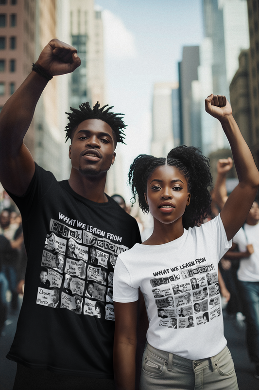 Black History Shirt  | What We Learned (B&W)