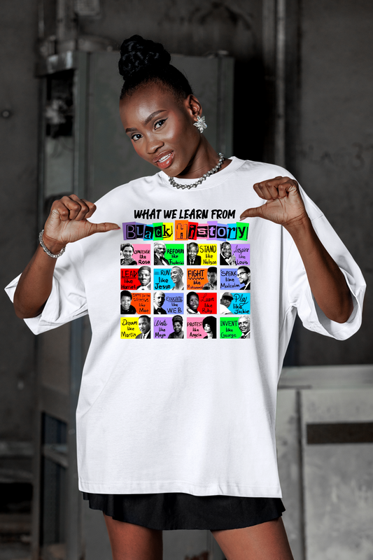 Black History Shirt  | What We Learned