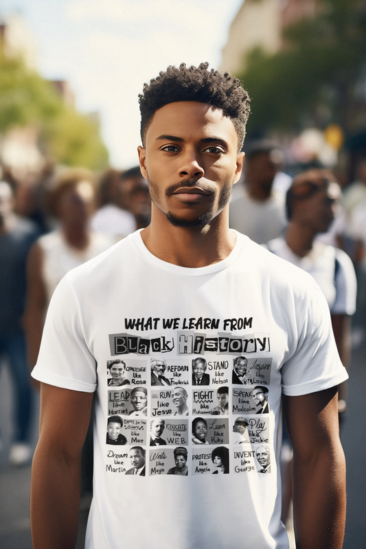 Black History Shirt  | What We Learned (B&W)